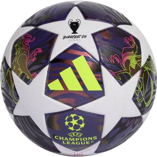 adidas Fodbold Champions League Finale 2025/26 Budapest League J290 - Lilla/hvid/gul