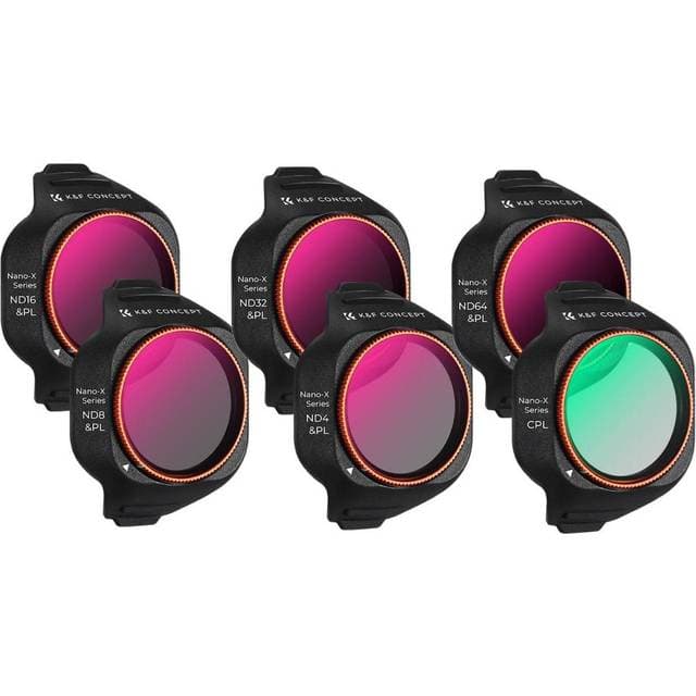 K&F Concept 6in1 Filtersæt Til Dji Mini 5 Pro