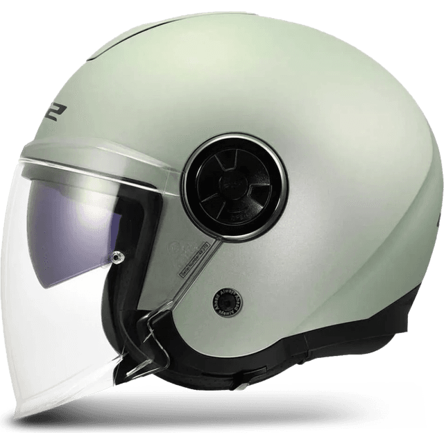 LS2 Pilothjelm OF620 Classy Solid Ensfarvet Grå - Ensfarvet Grå Herre