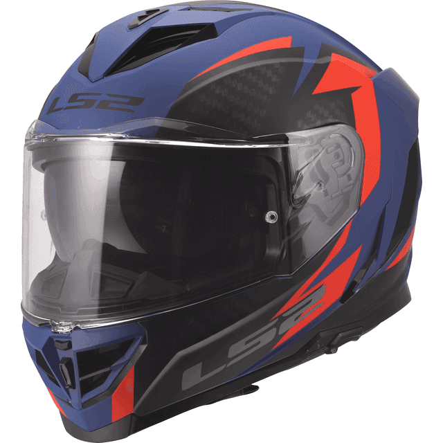 LS2 Integralhjelm FF818 Storm III Dynamo - Blå/Rød Herre
