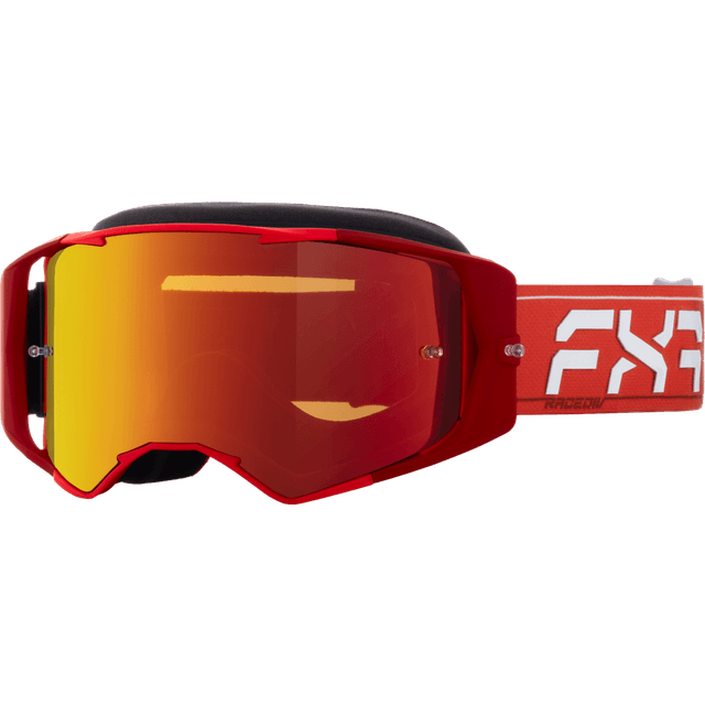FXR Crossbriller Factory Ride MX - Rød Unisex, Herre