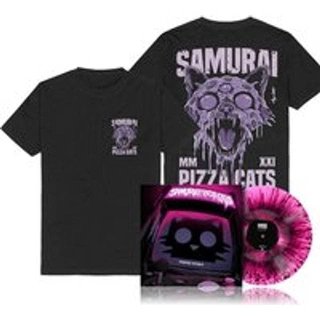 Samurai Pizza Cats Press Start LP & T-Shirt Bundle (Vinyl)