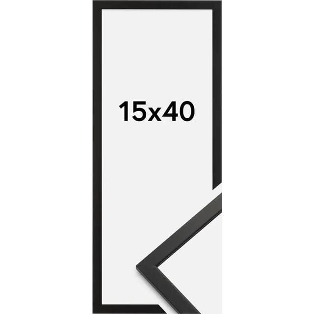 Edsbyn Akryylilasi Musta 15x40 cm