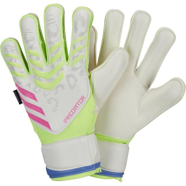 adidas Predator Match Finger Save Målmandshandsker - Hvid/Lucid Pink