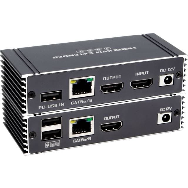 Nördic 4K 60Hz 65M HDMI KVM Extender USB Over Cat5e Cat6 POC