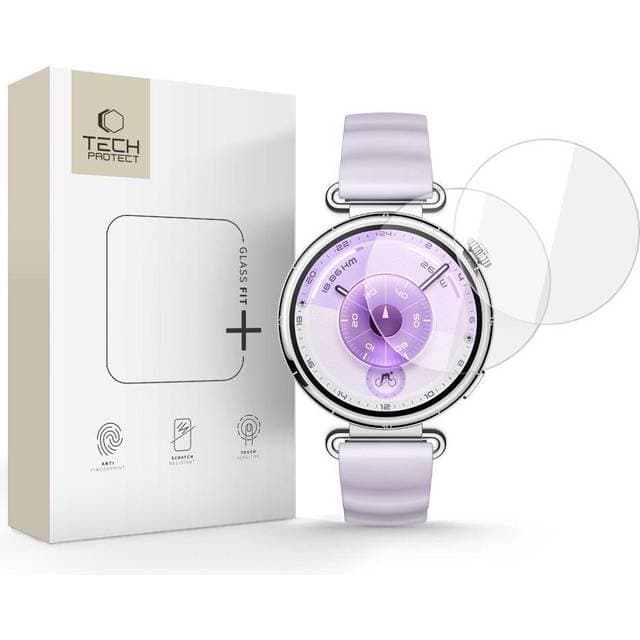 Spigen Tech-Protect Glass Fit 2-Pack Tempered Huawei Watch GT 6 41mm