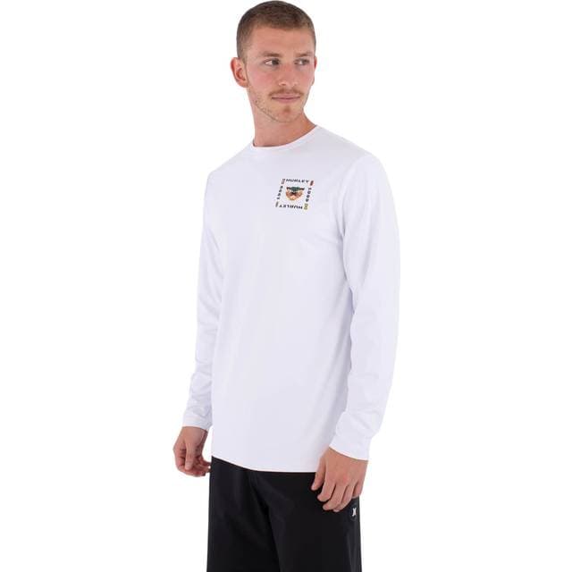 Hurley Regular Bolud Langærmet Lycra Vest - White