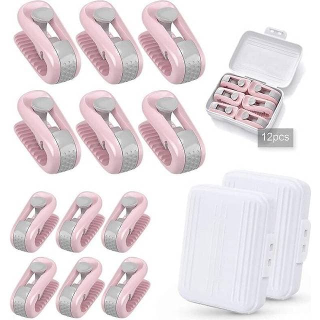 12 Pieces Anti-Slip Needle-Free Bed Sheet Clips