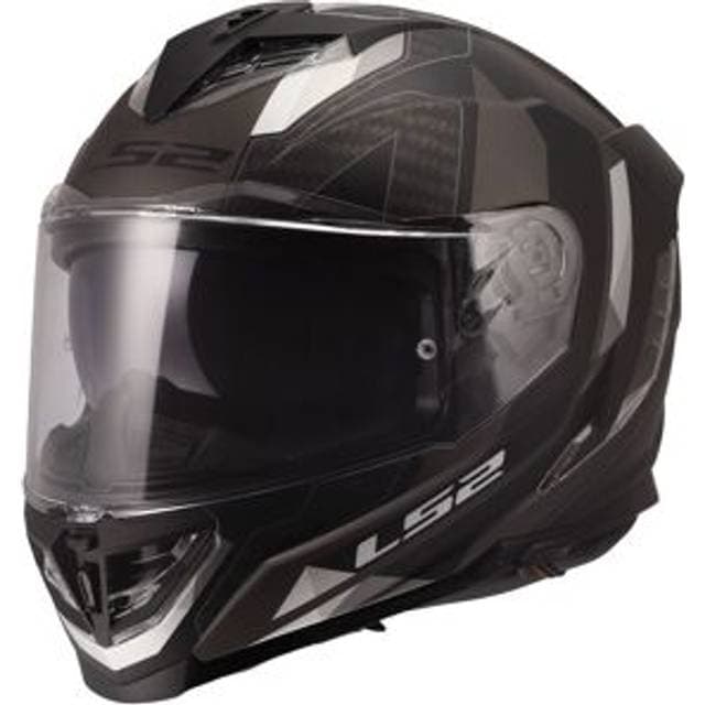 LS2 Integralhjelm FF818 Storm III Sportslig - Sort/Grå Herre