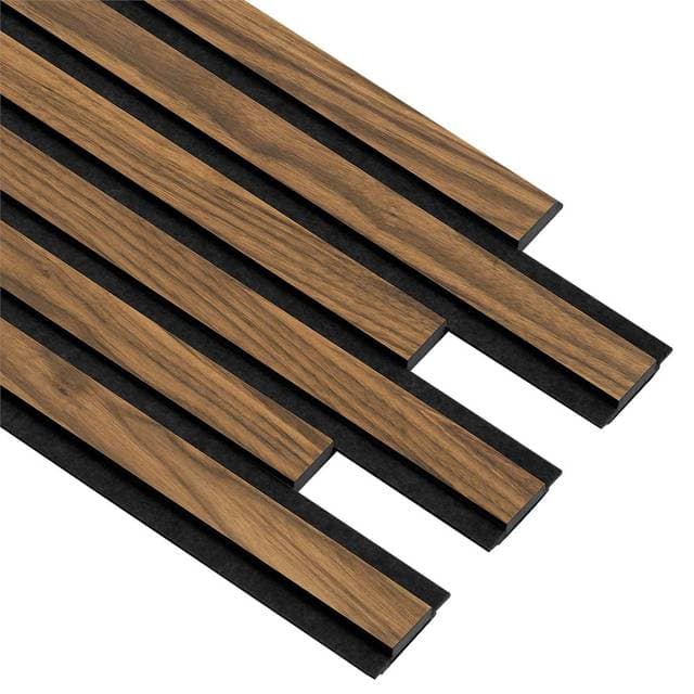 I-Wood Pro Original Akustikpanel Klar Olieret Sort Filt Sort Kerne