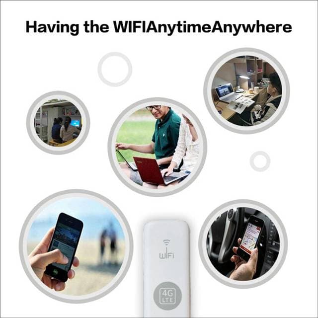 Spactz U6 4G WiFi Dongle Support External Antenna