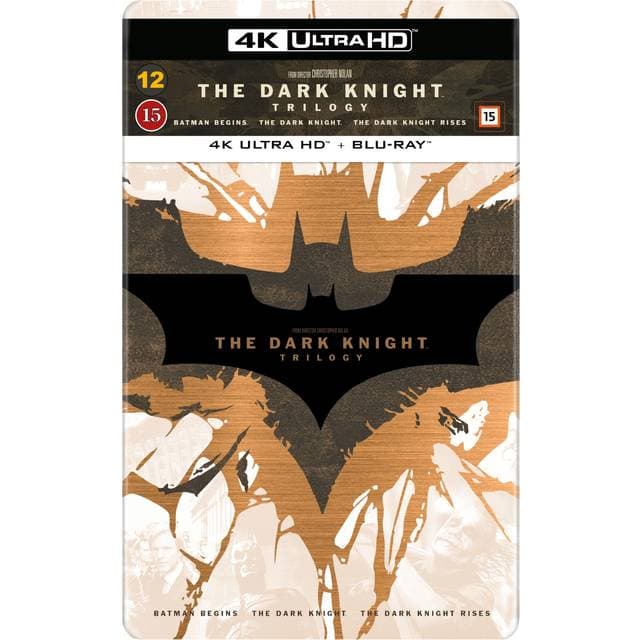 The Dark Knight Trilogy Steelbook (4K Blu-ray)