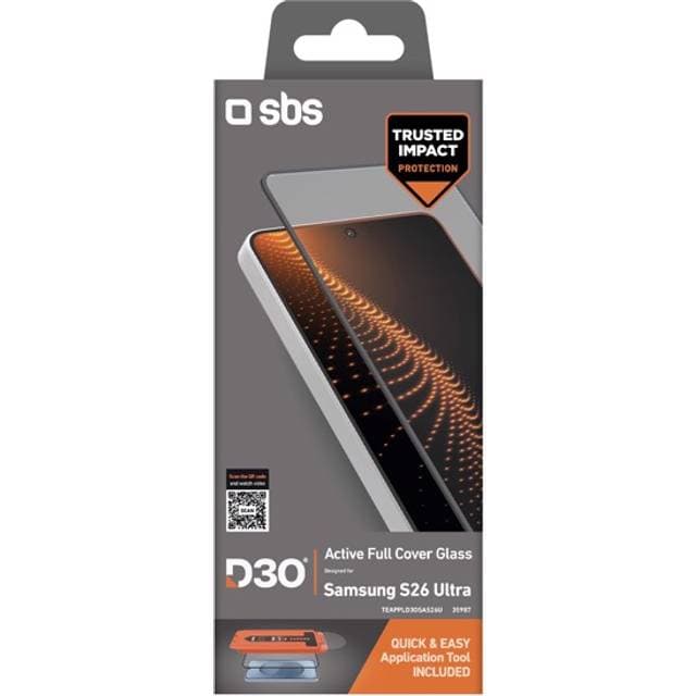 SBS D3O Glass Med Applikator Samsung Galaxy S26 Ultra