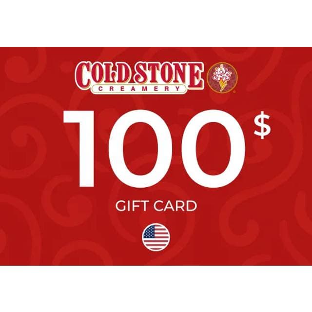 Cold Stone Creamery Gift Card 100 USD