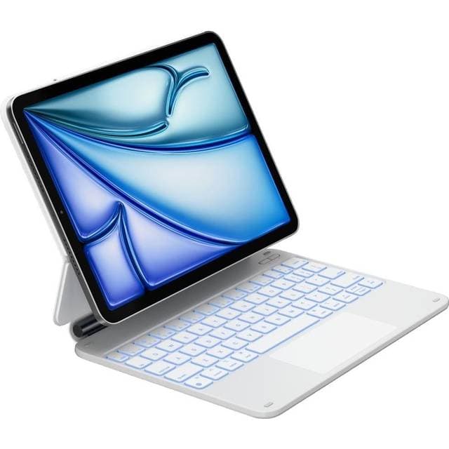 Typecase Edge Etui Tastatur Til iPad Air 11 2024 2025 Hvid