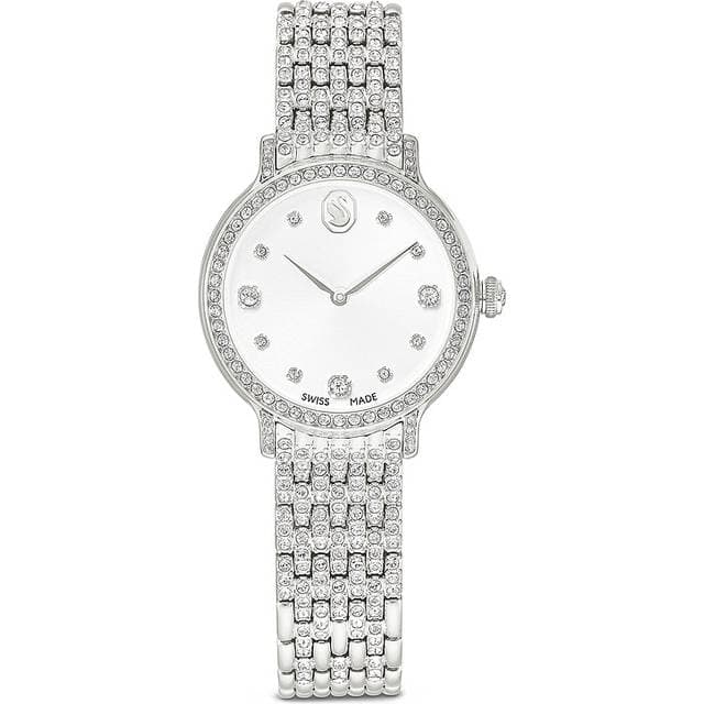 Swarovski Imber Quartz Crystal Silver Dial Ladies Watch